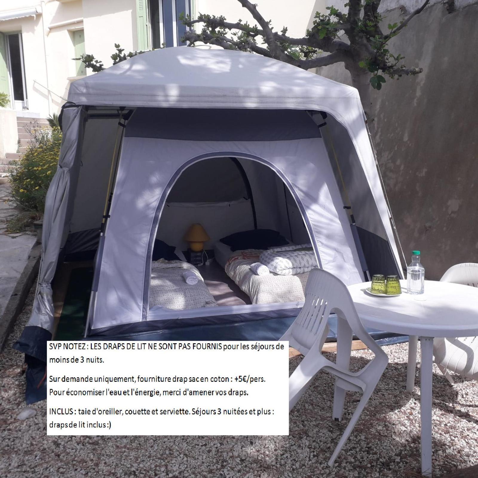 Deux Tentes Confortables Dans Un Joli Jardin Idealement Situe Glamping Sète